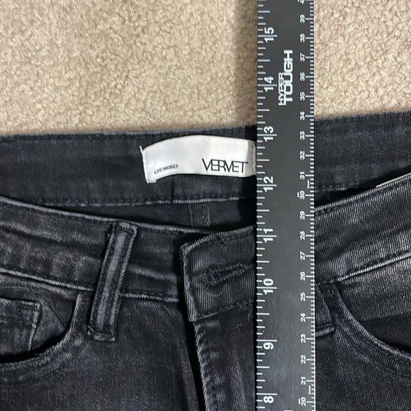 Vervet back skinny denim sz 5/27 nice fading on front - Picture 4 of 7